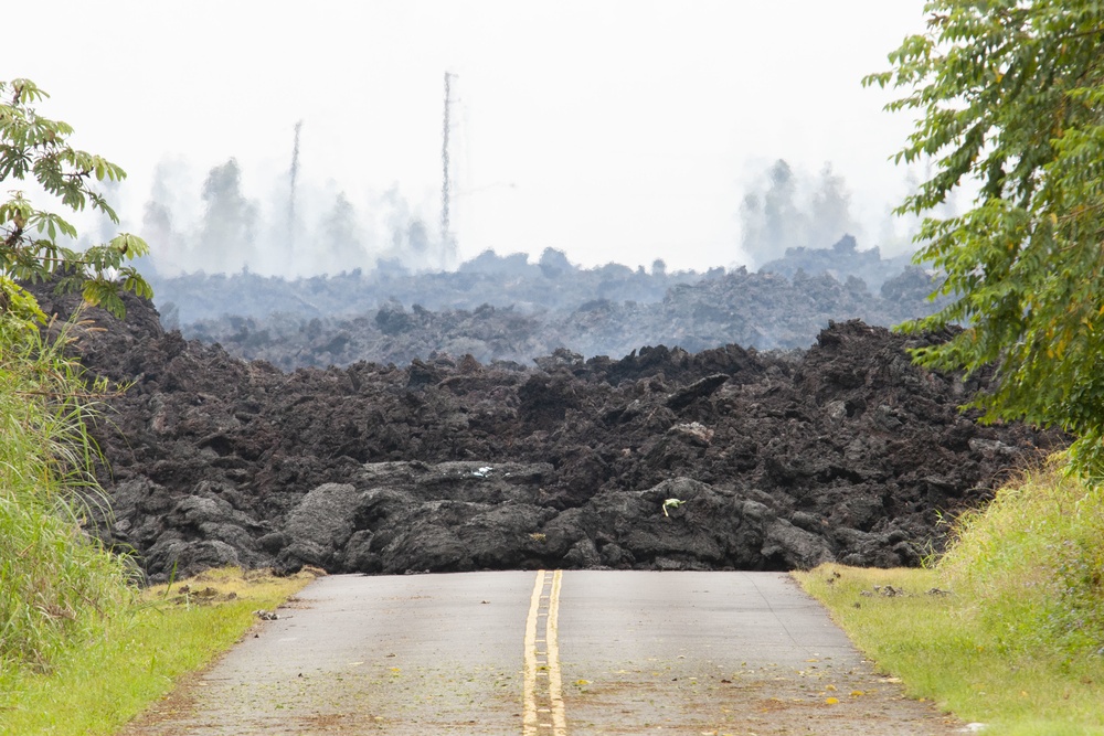 Guardsmen join local authorities in volcanic eruption response