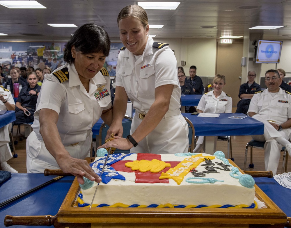 USNS Mercy celebrates 110th anniversary of Navy Nurse Corps