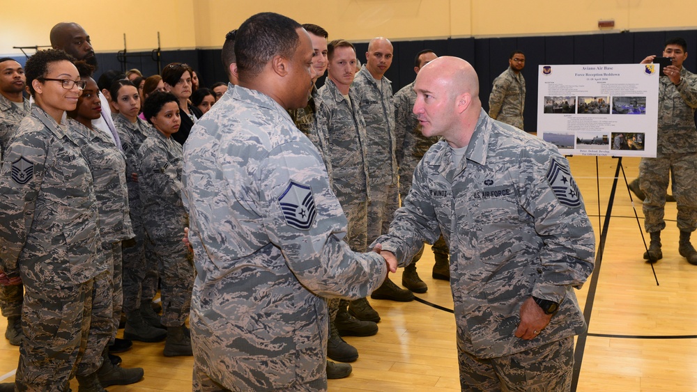 3 AF command chief visits Aviano Airmen