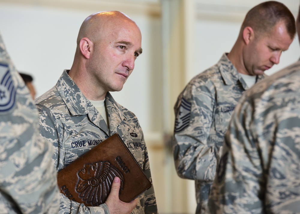 3 AF command chief visits Aviano Airmen