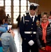 Coast Guard Ceremonial Honor Guard's silent drill team participate in Coast Guard City Events