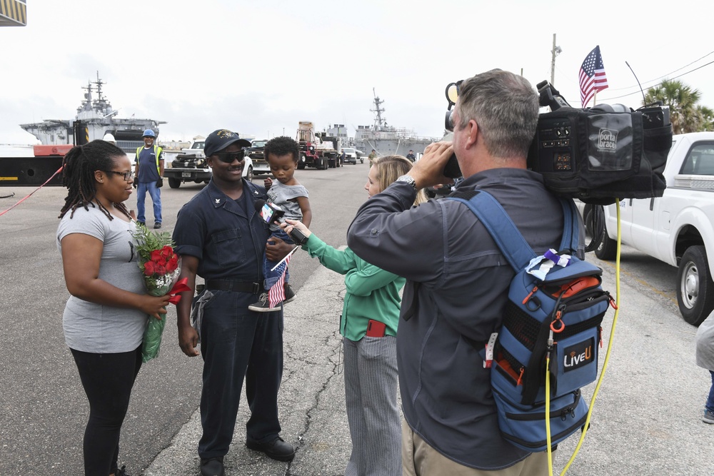 USS Zephyr returns to NAVSTA Mayport