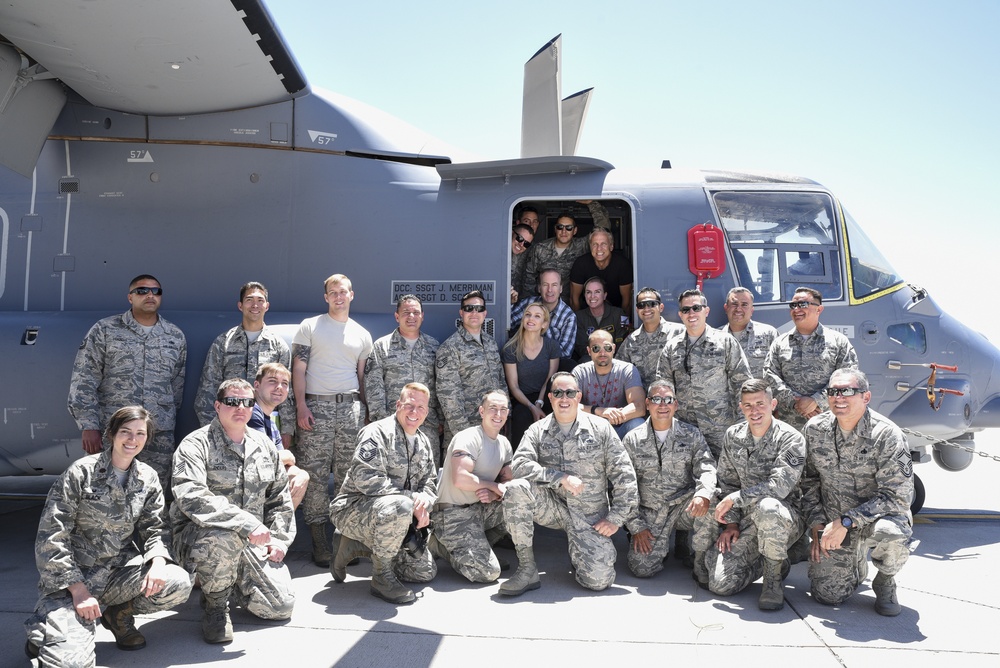 Better Call Saul Cast Visits New Mexico Air National Guard