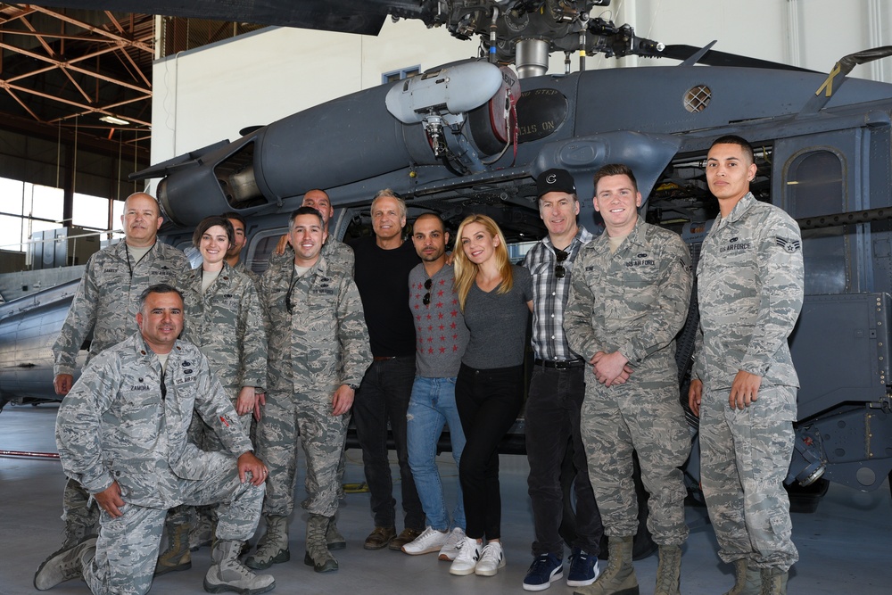 Better Call Saul Cast Visits Airmen in the 150th Special Operations Wing