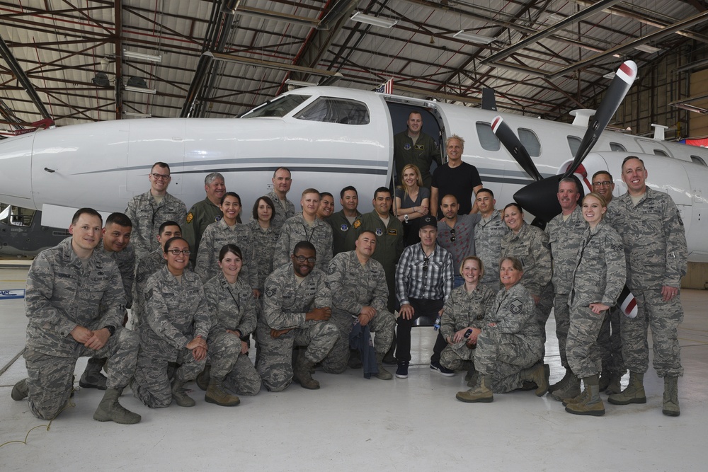 Better Call Saul Cast Visits Airmen in the 150th Special Operations Wing