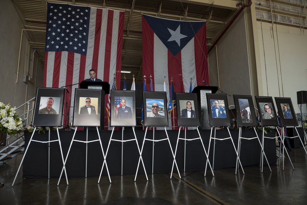 Puerto Rico Air National Guard Airmen Honored During Memorial Service