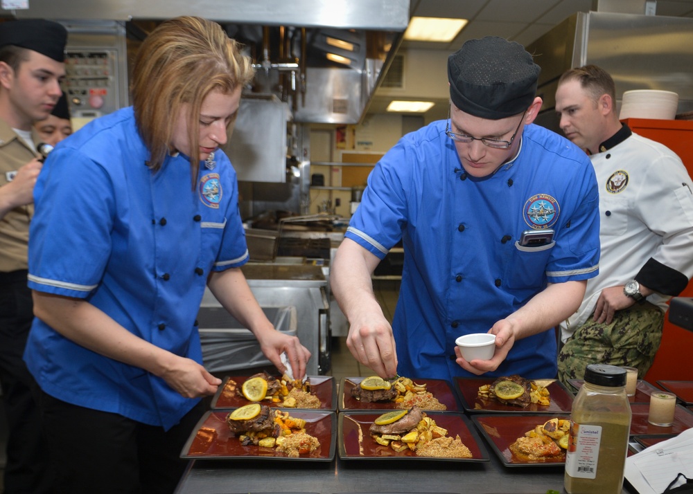 Nimitz Sailors Compete in Culinary Competition