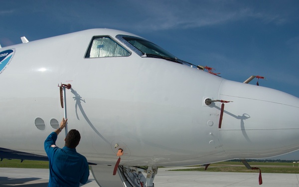 NOAA's Gulfstream IV-SP (G-IV) Aircraft "Gonzo" at the Hurricane Awareness Tour