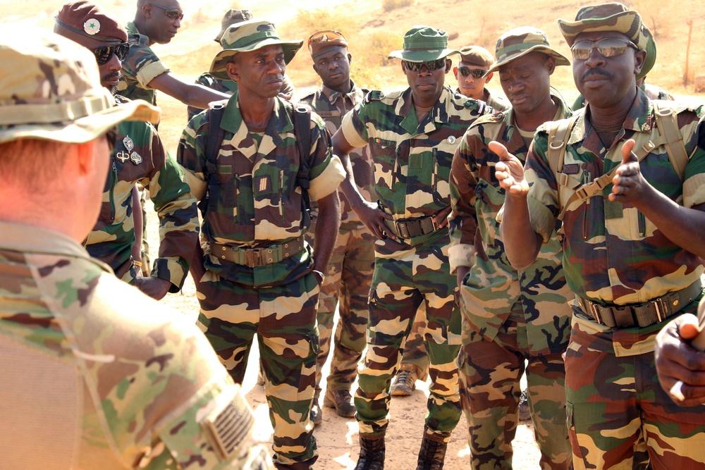 10th Mountain Trains with Senegalese Army