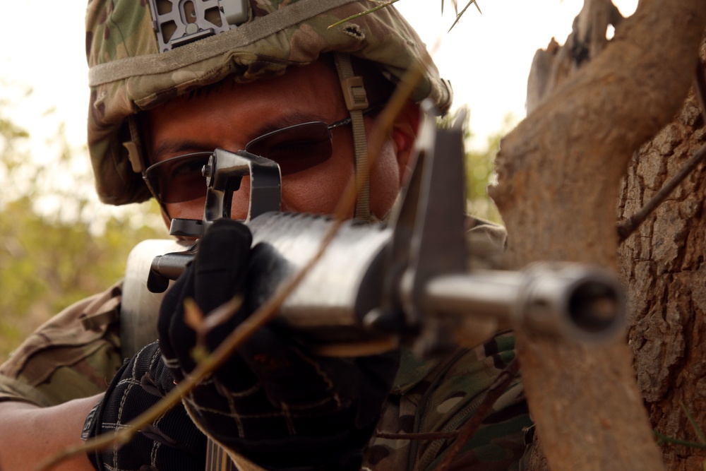 10th Mountain Trains with Senegalese Army