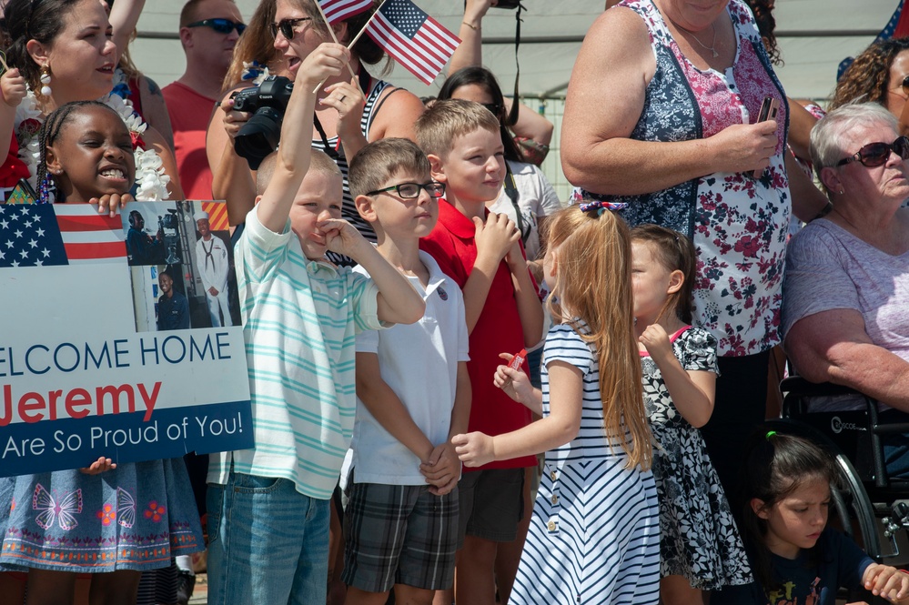 Halsey returns from Deployment