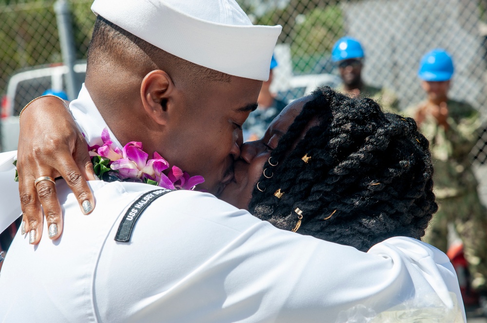 Halsey Returns from Deployment