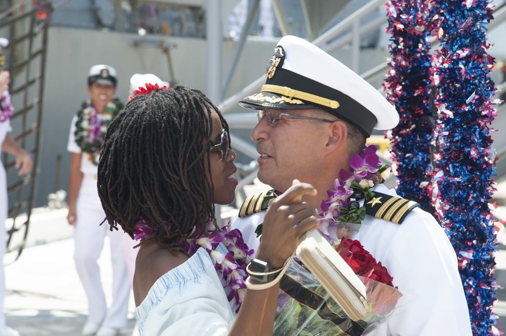 Halsey returns from Deployment