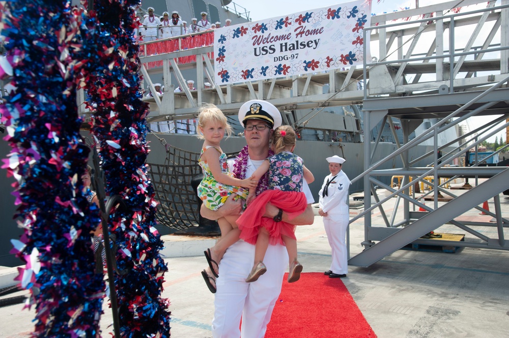 Halsey returns from Deployment