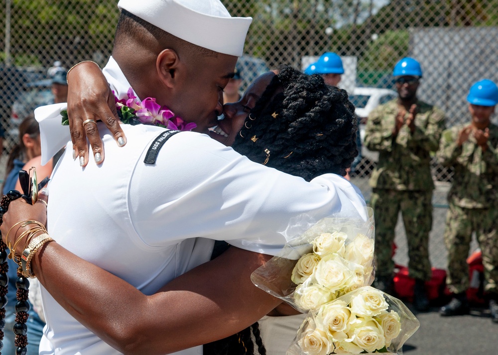 Halsey Returns from Deployment