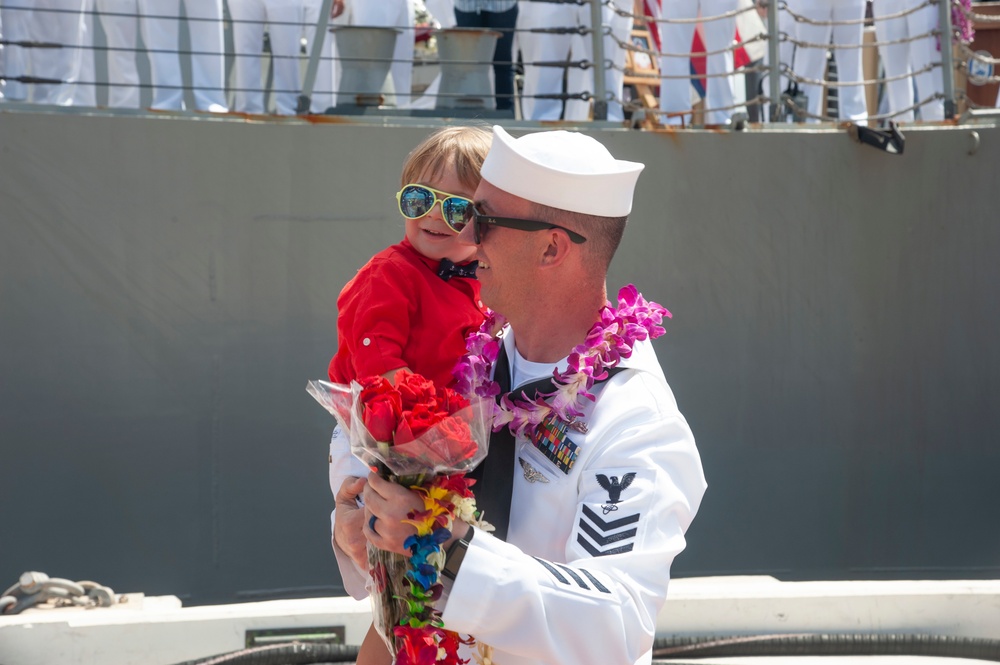 Halsey returns from Deployment