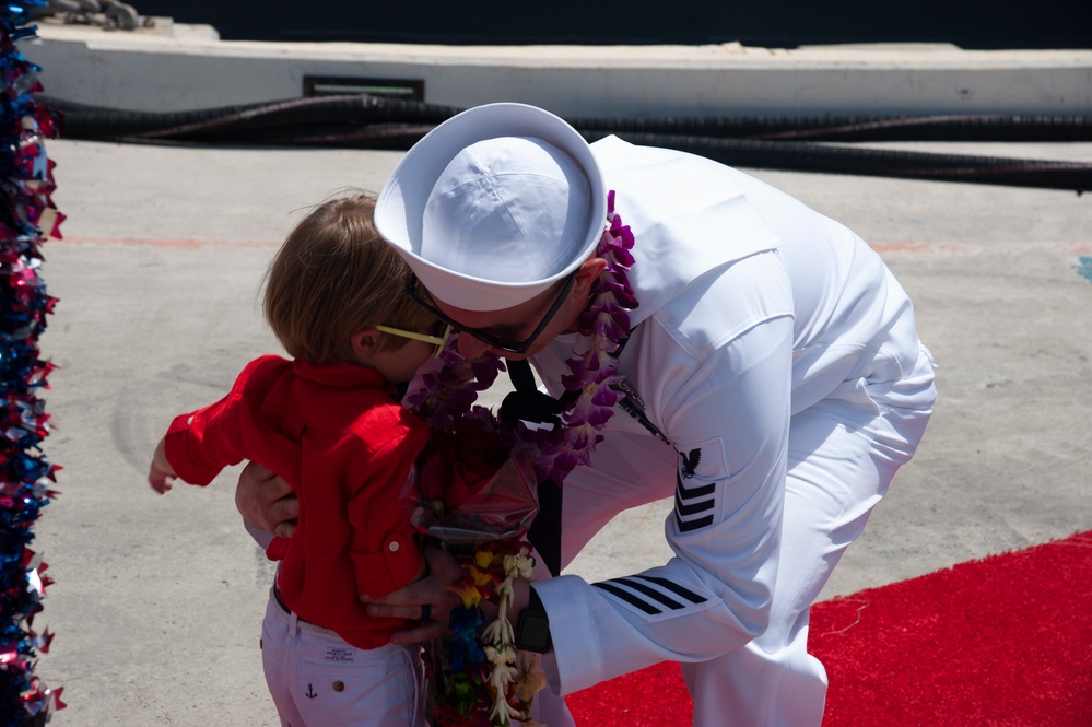 Halsey returns from Deployment