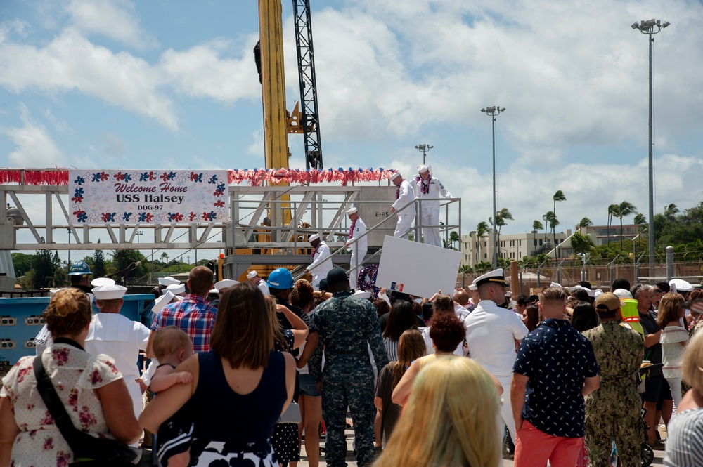 Halsey returns from Deployment