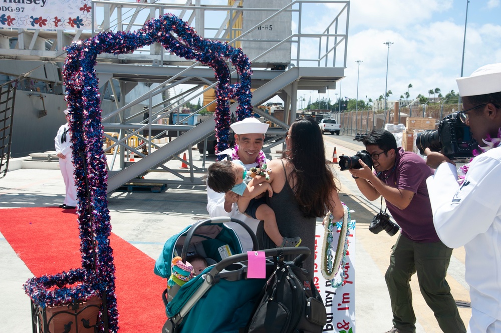 Halsey returns from Deployment