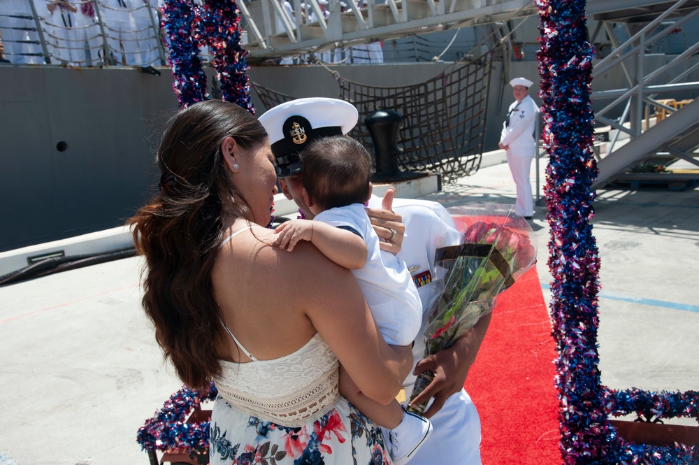 Halsey returns from Deployment