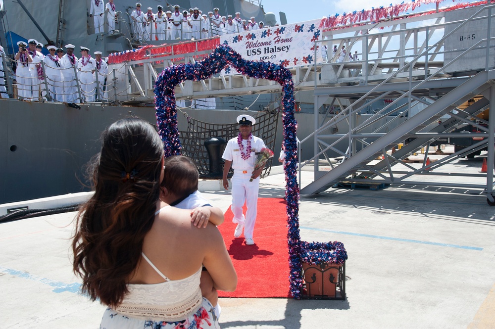 Halsey returns from Deployment