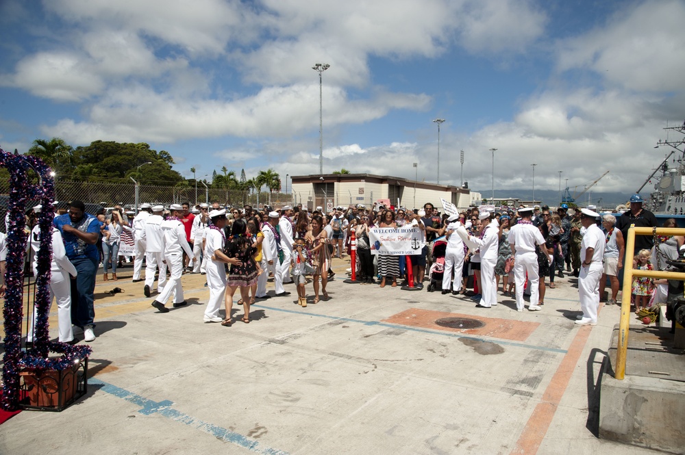 Halsey returns from Deployment