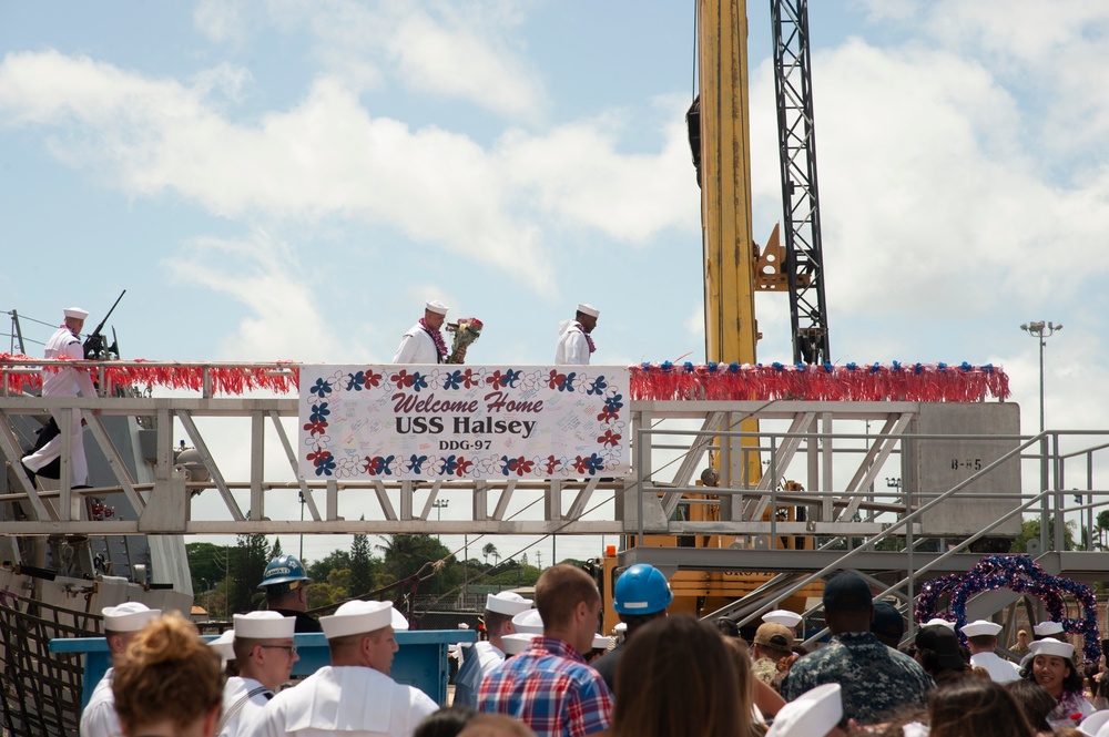 Halsey returns from Deployment