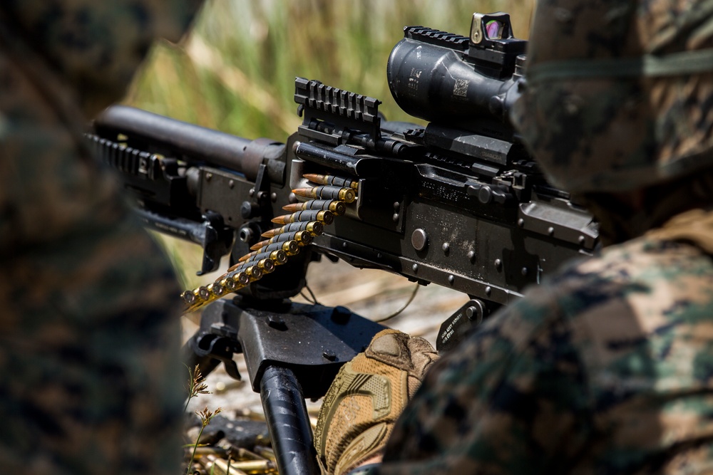 Balikatan 18: U.S. Marines send rounds down range during CALFEX
