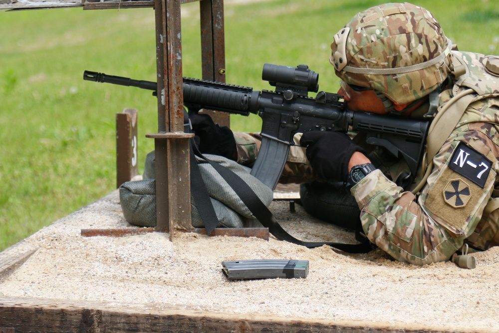 Day 2 stress shoot Eighth Army 2018 Best Warrior Competition