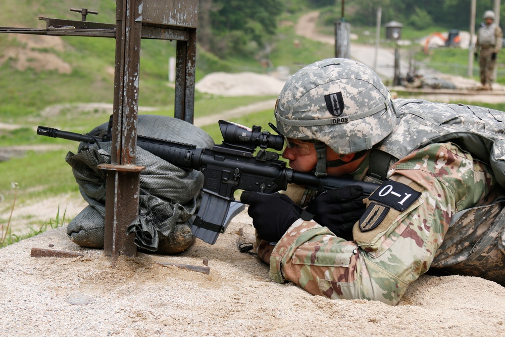 Day 2 stress shoot Eighth Army 2018 Best Warrior Competition