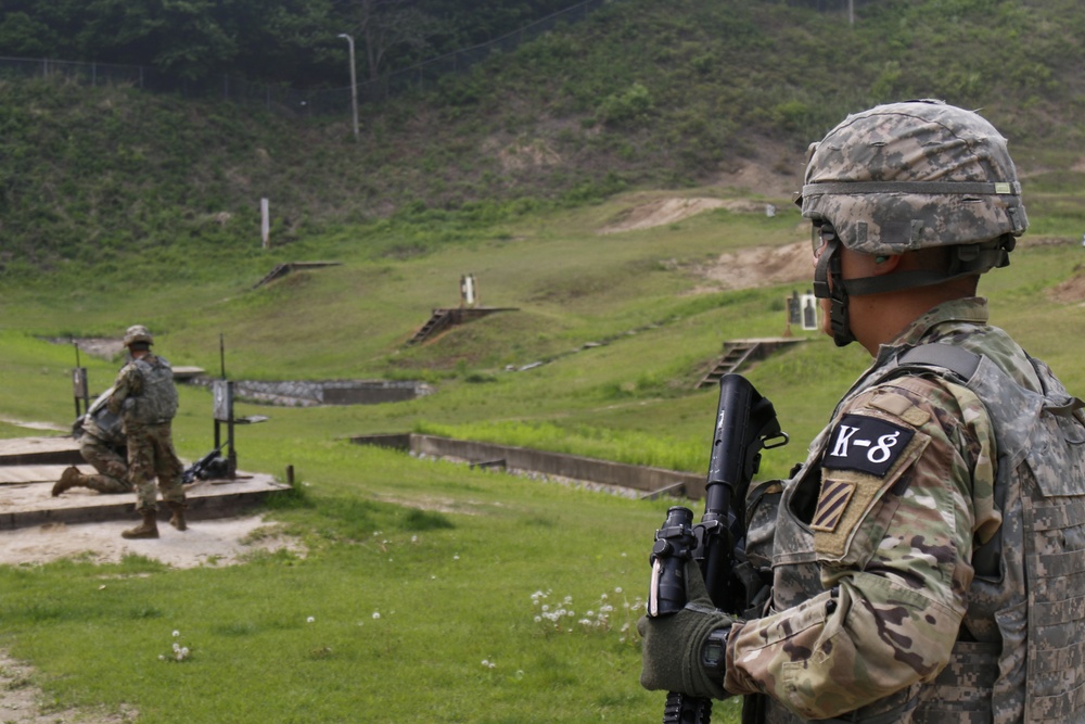 Day 2 stress shoot Eighth Army 2018 Best Warrior Competition