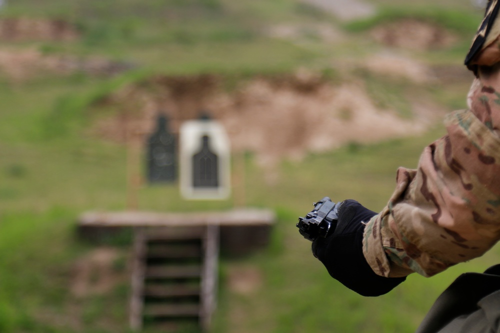 Day 2 stress shoot Eighth Army 2018 Best Warrior Competition