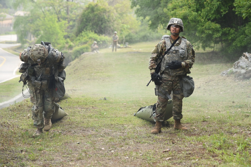 Day 2 stress shoot Eighth Army 2018 Best Warrior Competition