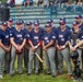 Jackie Robinson Day: BSRF Marines play the Romanian baseball team