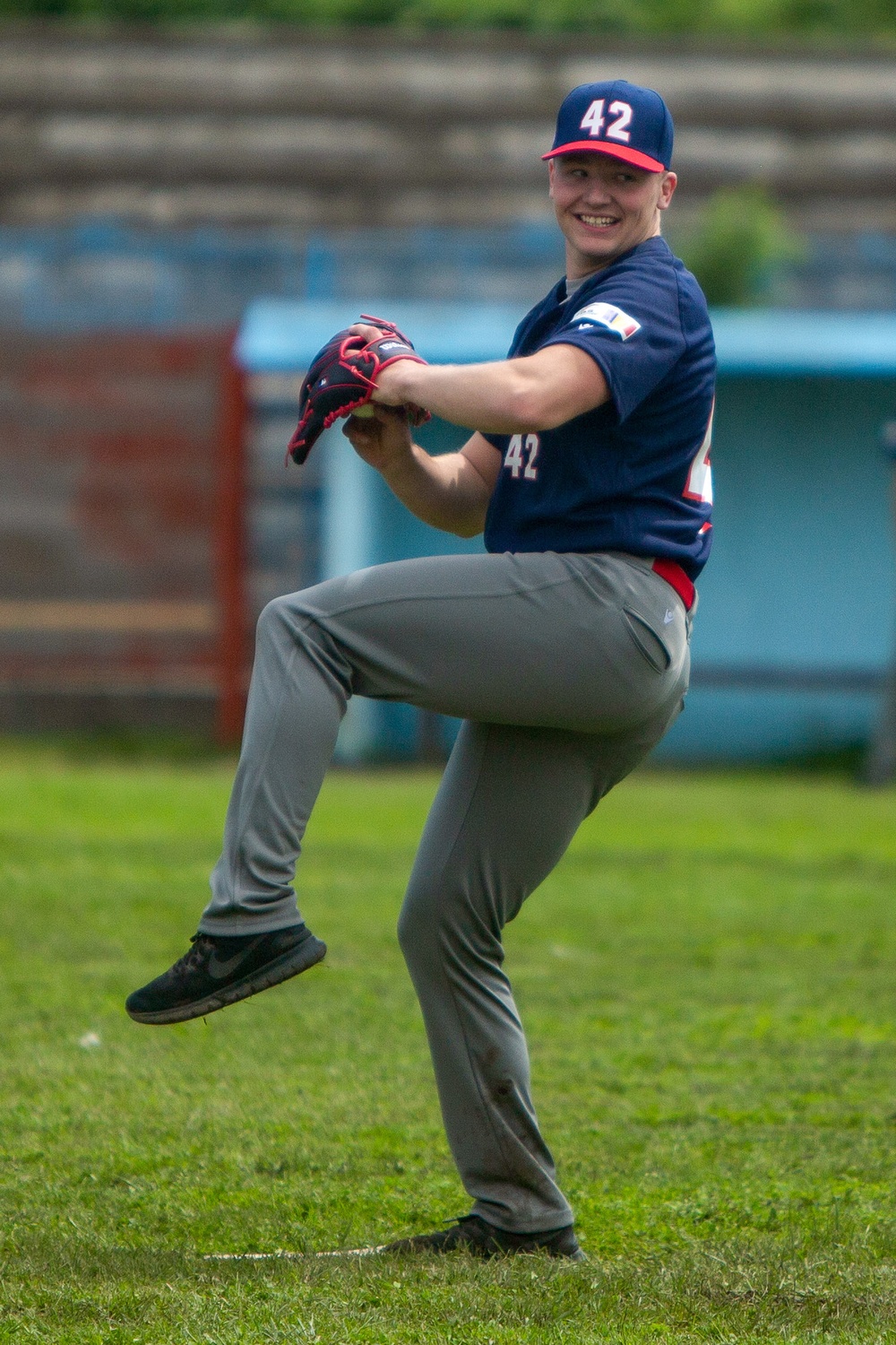 Jackie Robinson Day: BSRF Marines play the Romanian baseball team