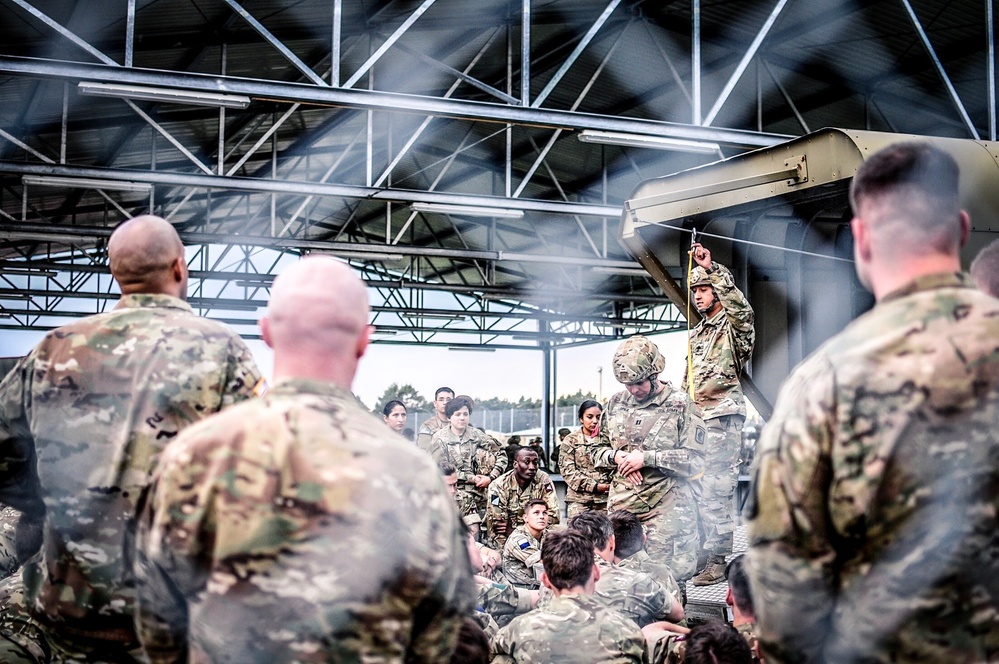 173rd Jumpmaster Delivers Instructions to Jumpers