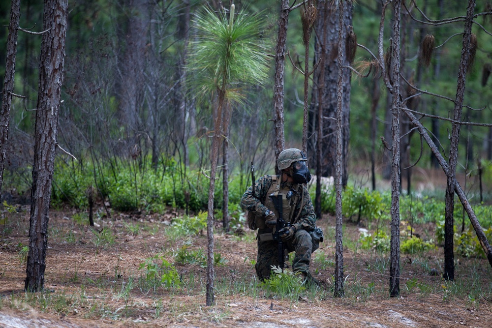 V3/8 India Co. CS Gas training