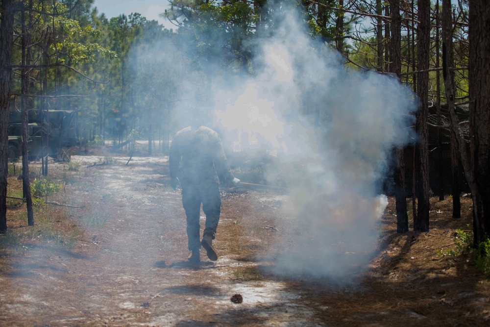 V3/8 India Co. CS Gas training