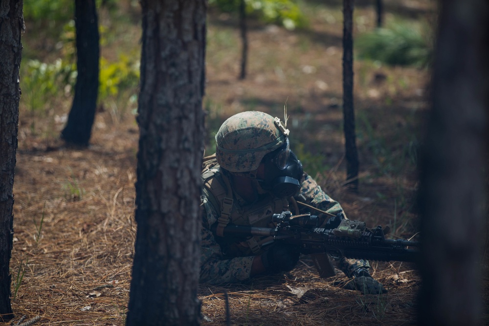 V38 India Co. CS Gas training