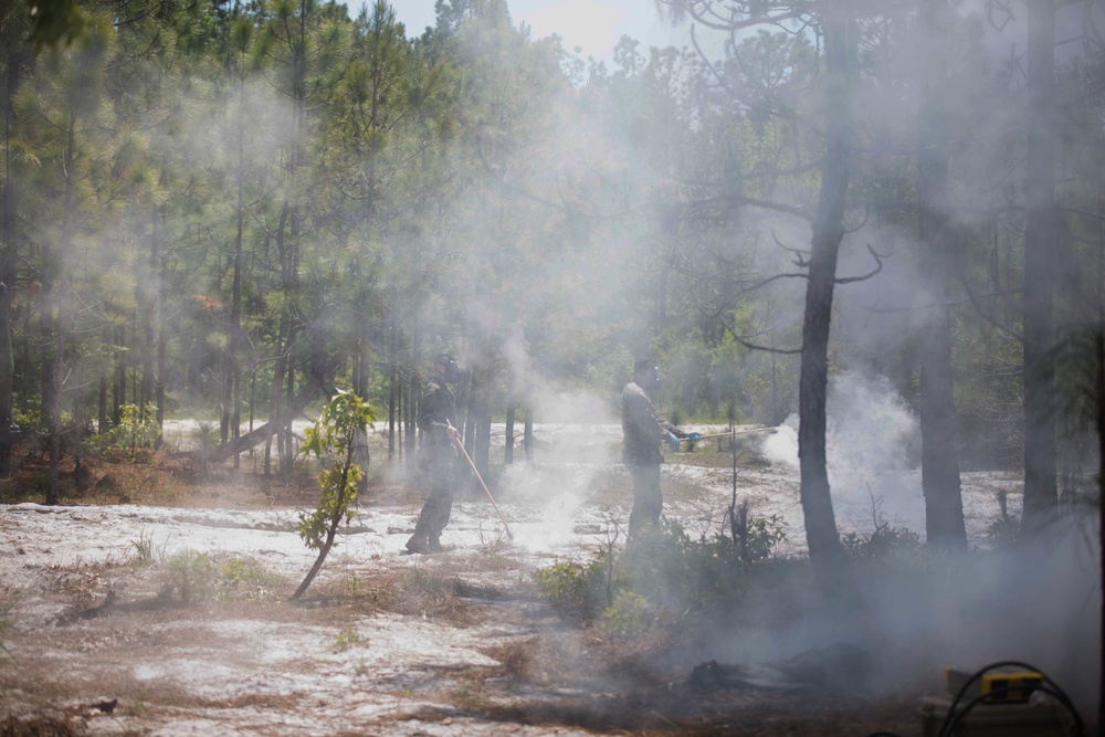 V38 India Co. CS Gas training