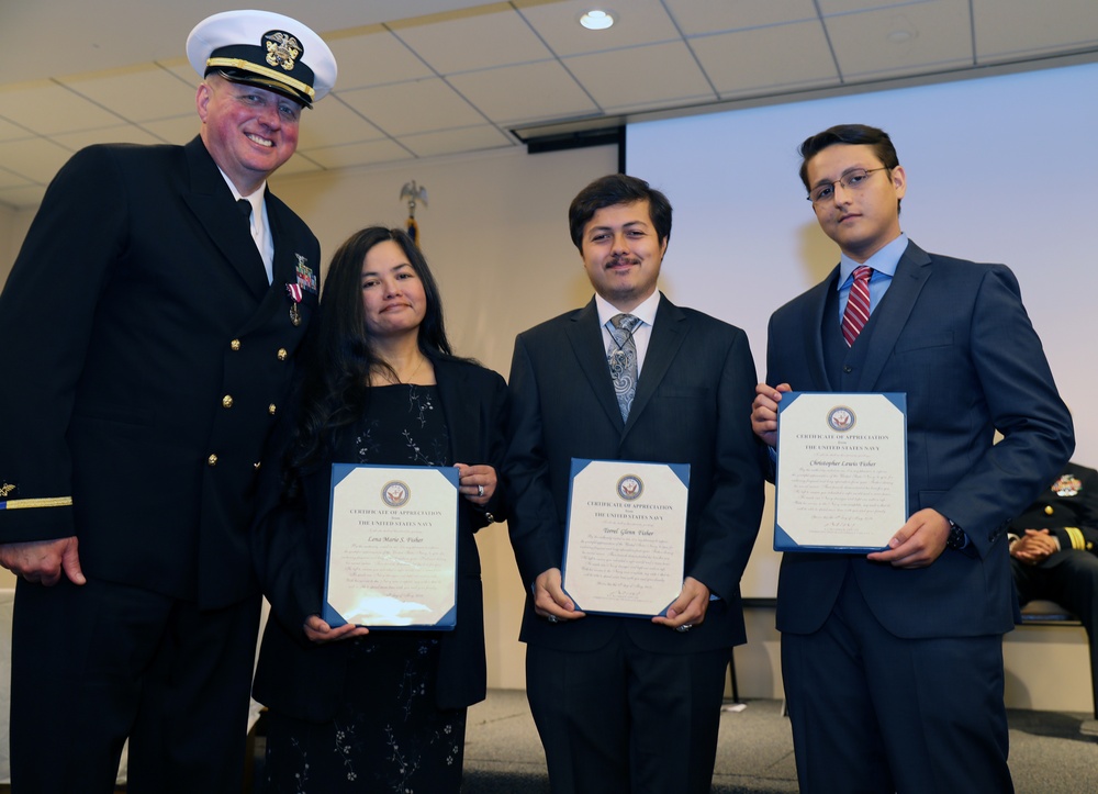 Chief Warrant Officer 4 Fred G. Fisher, Jr. retirement ceremony