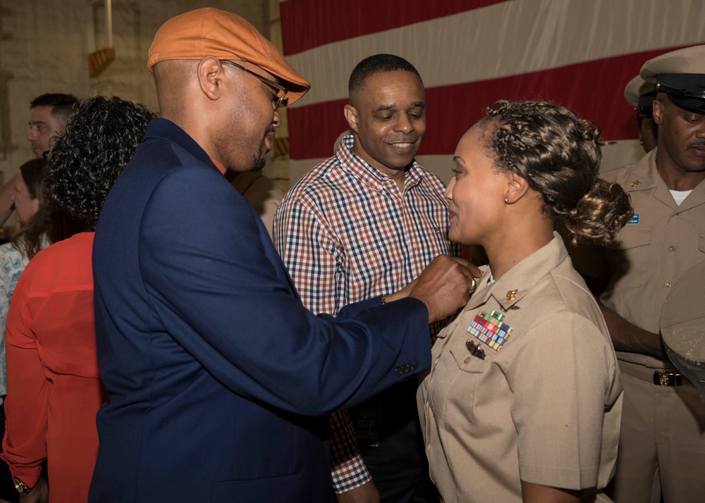 USS Gerald R. Ford Master Chief Pinning Ceremony