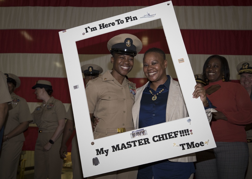 USS Gerald R. Ford Master Chief Pinning Ceremony