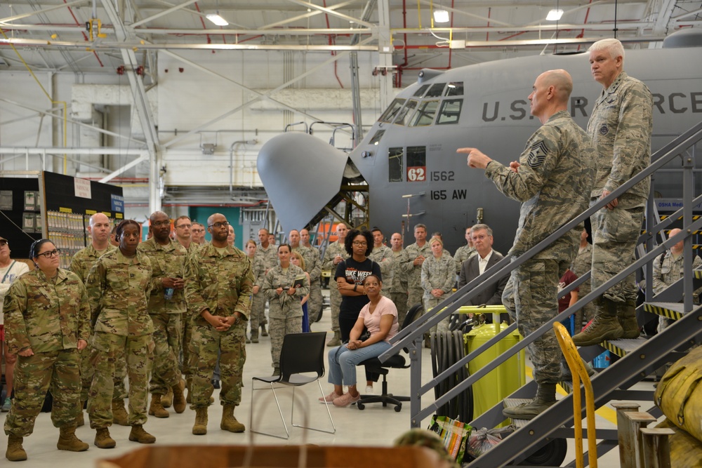 ANG leadership addresses Savannah Air National Guard Base
