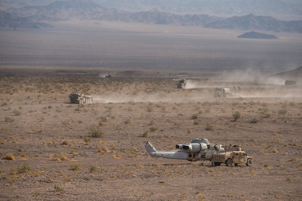 Marines with MWSS-271 Conduct An Aircraft Recovery Convoy During ITX 3-18