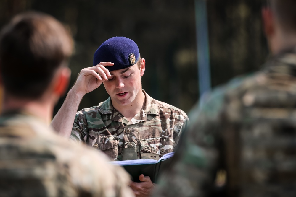 Battle Group Poland Starts Weapons Training Event with U.K. Army