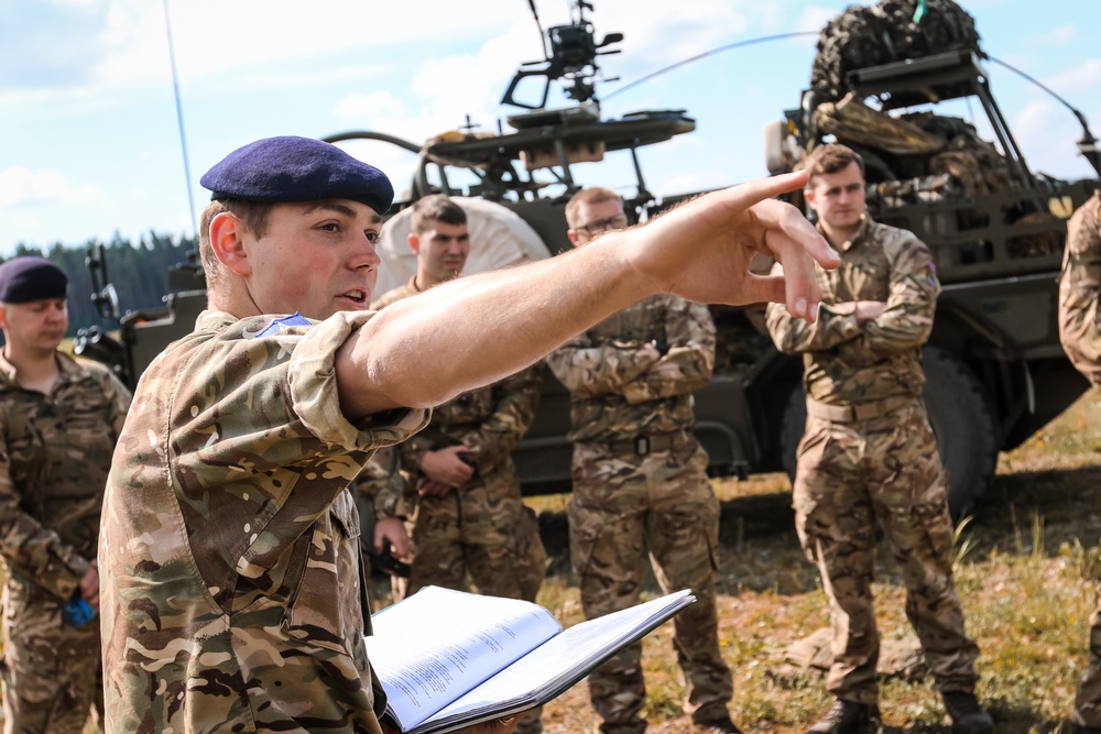 Battle Group Poland Starts Weapons Training Event with U.K. Army