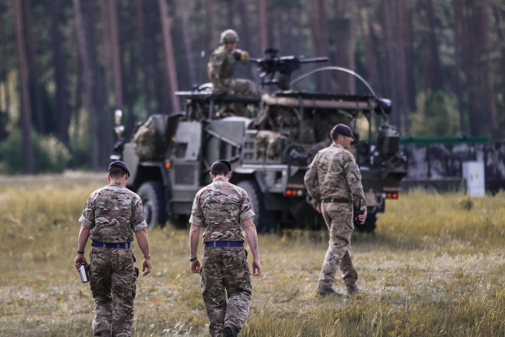 Battle Group Poland Starts Weapons Training Event with U.K. Army