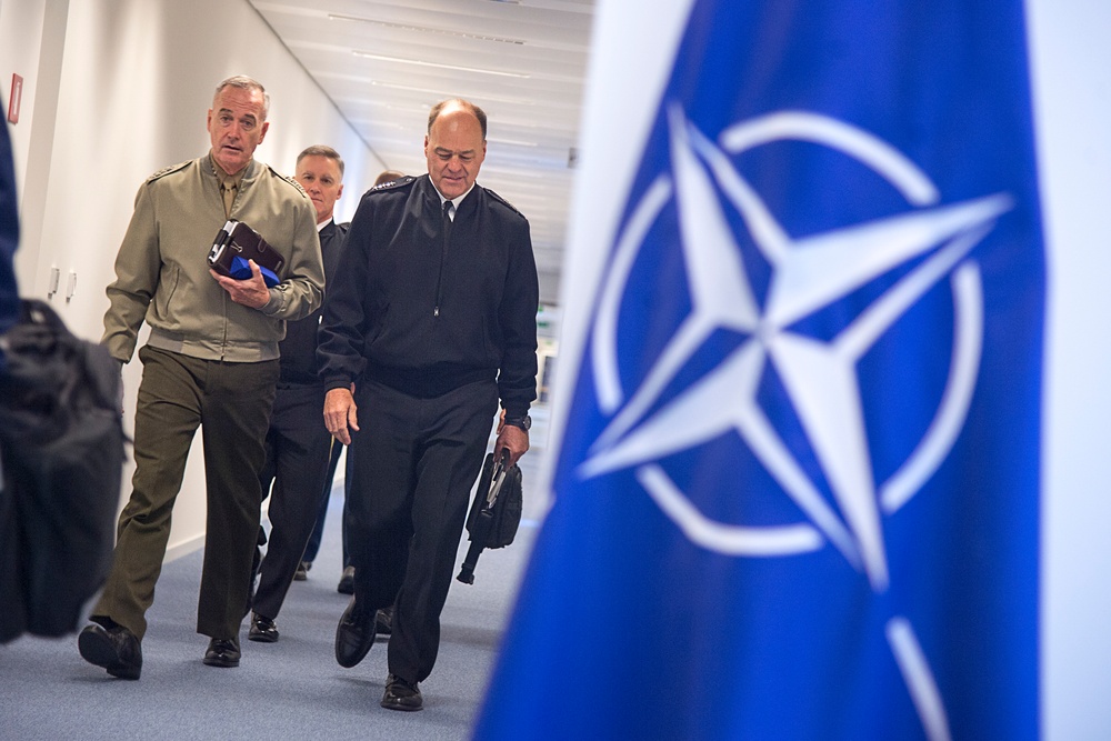 CJCS arrives at NATO HQ