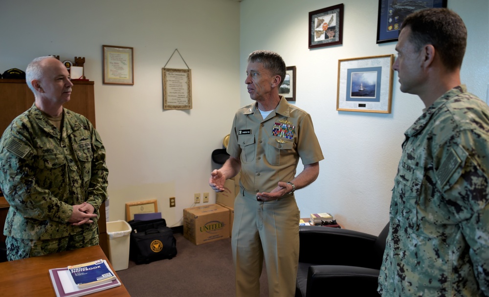 NAVIFOR Force Chaplain Visits Corry Station